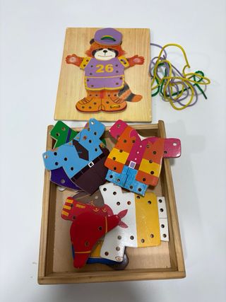 Puzzle de costura de mapache