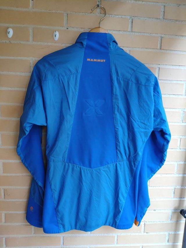Chaqueta Mammut Extreme Eigerjoch Azul/Naranja
