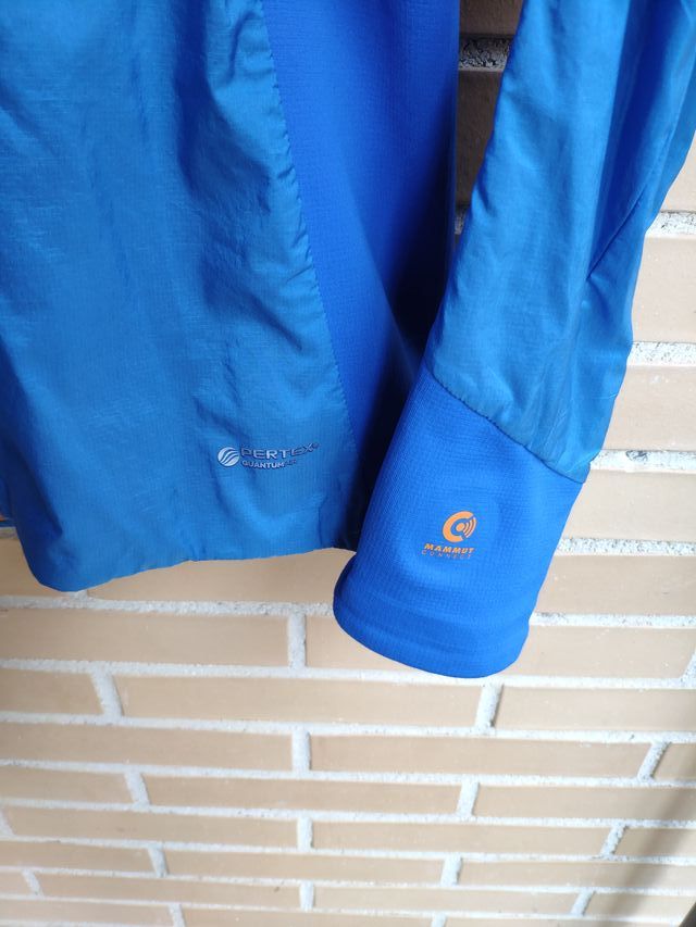 Chaqueta Mammut Extreme Eigerjoch Azul/Naranja