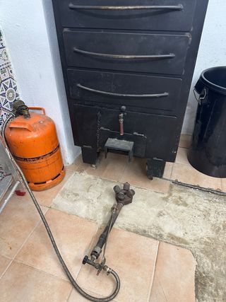 Horno de patatas butano