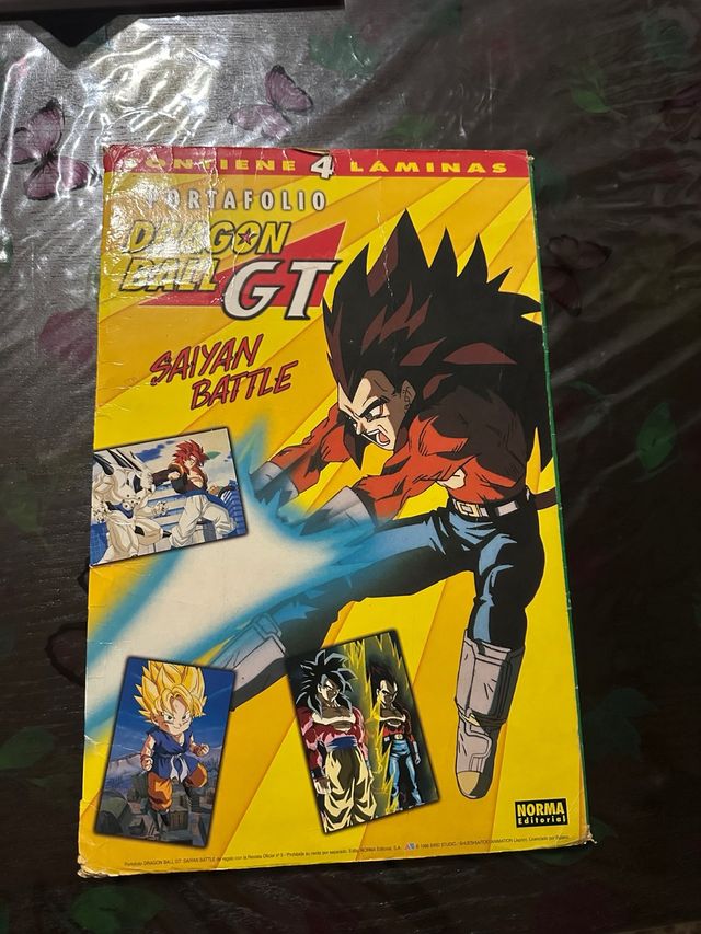 Portafolio Dragon Ball laminas Norma editorial
