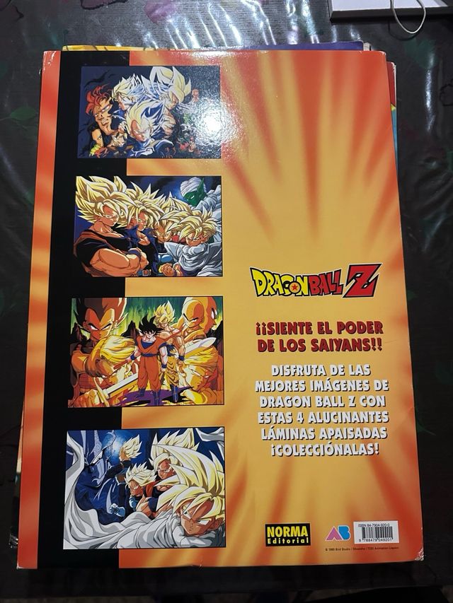 Portafolio Dragon Ball laminas Norma editorial