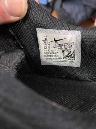 Scarpe Nike Uomo Nero Argento