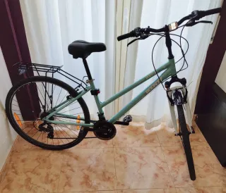 Bicicleta de adulto color menta