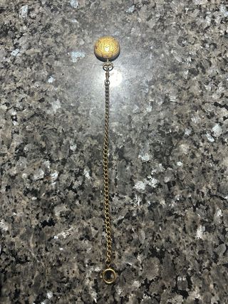 Reloj de bolsillo Lotus chapado en oro