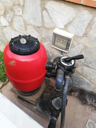 Piscina desmontable metal y plástico