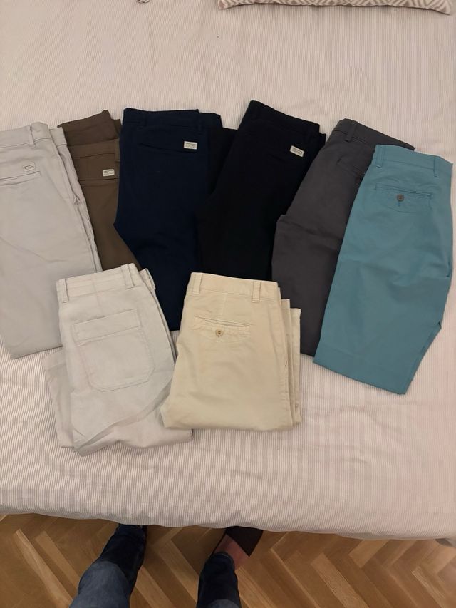 8 Pantalones de hombre varios colores