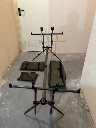 Parte del equipo de Carpfishing