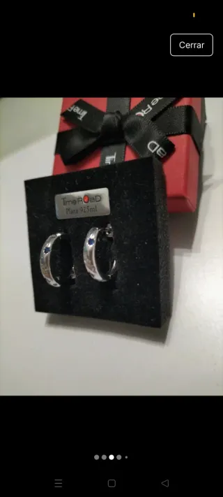 Pendientes Time Road Plata 925