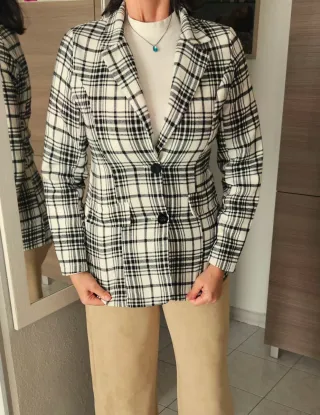 Giacca a quadri M