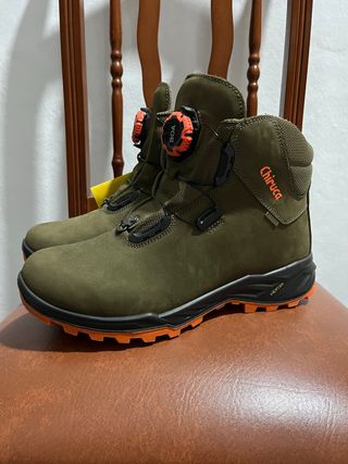 Botas Chiruca Talla 43 Verde Naranja