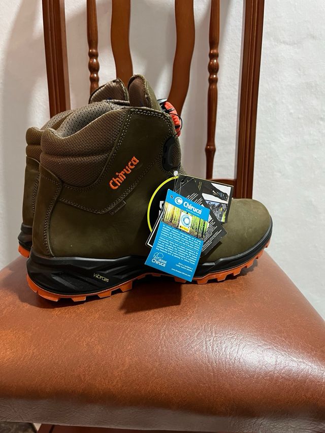 Botas Chiruca Talla 43 Verde Naranja
