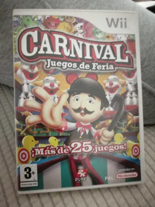 Consola Nintendo Wii Blanca + mando + Juego.