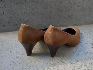 Scarpe E. Lamperti camoscio marrone Tg 39