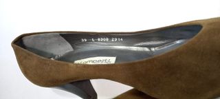 Scarpe E. Lamperti camoscio marrone Tg 39