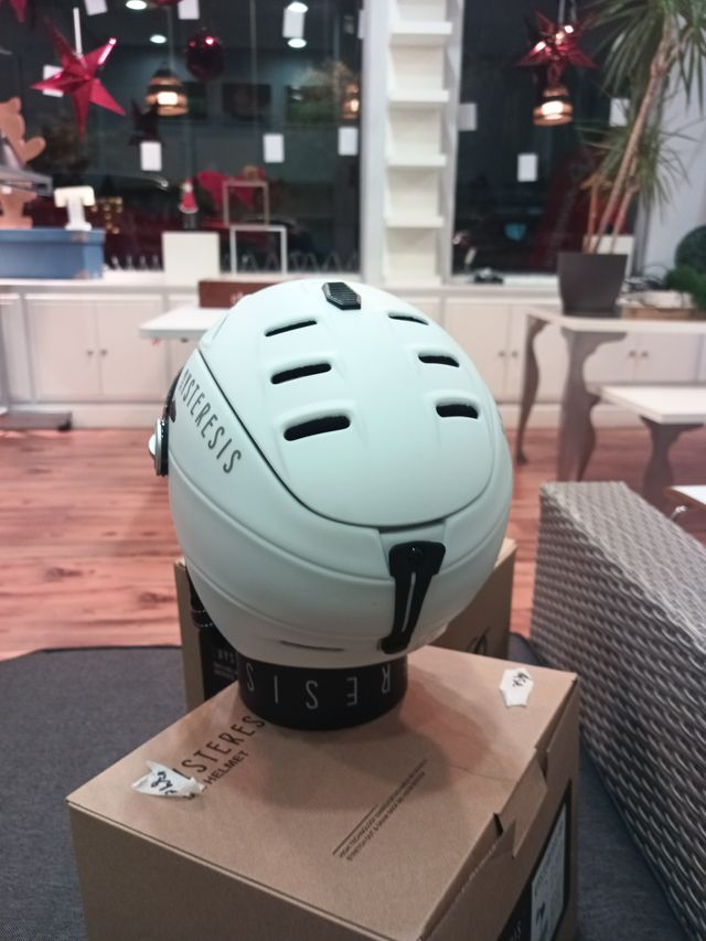 Casco bianco integrale regolabile