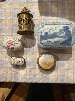 Lote de 4 cajitas decorativas