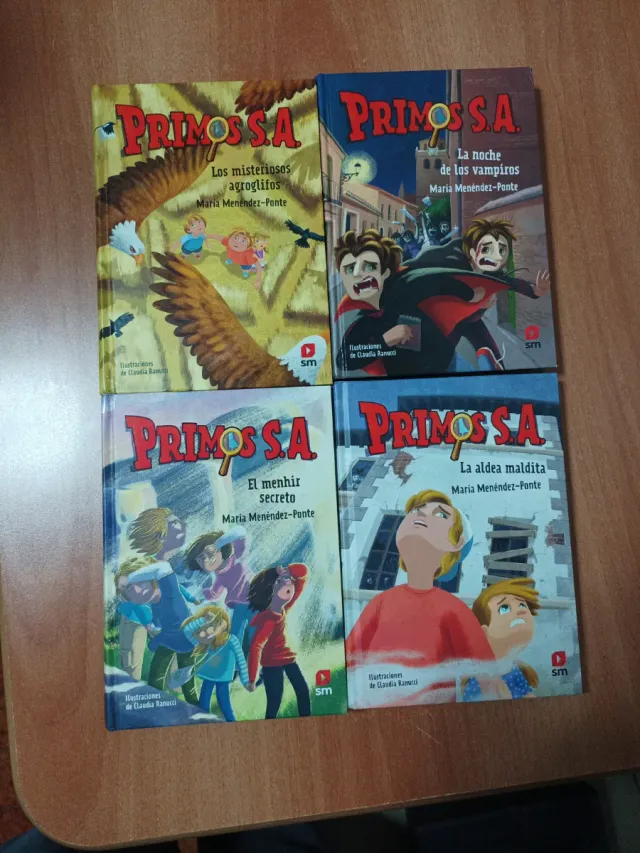 Primos S.A lote de 4 libros