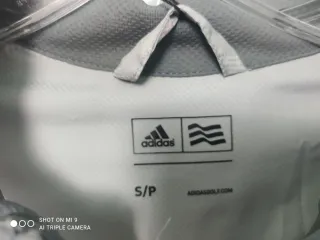 Chaqueta Cortavientos ADIDAS Golf Gris