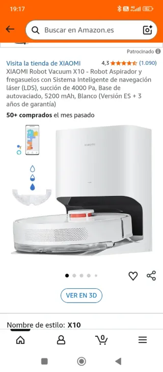 Robot Aspirador Xiaomi X10