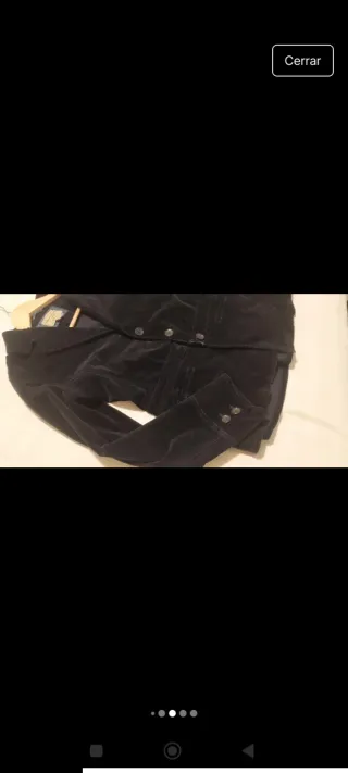 Chaqueta Terciopelo Azul