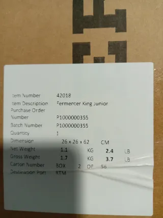 Fermentador King Junior 20 L