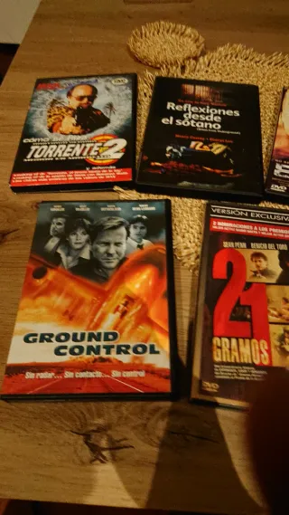 Pack 7 DVDs Películas Acción/Terror/Thriller