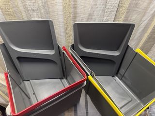 EMUCA - Cubo de Basura, Gris, H 216 mm (2 x 12 L)