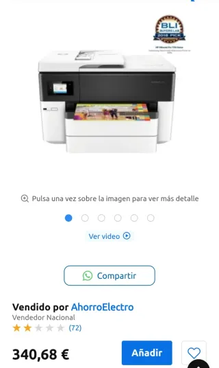 Impresora HP OfficeJet Pro 7740