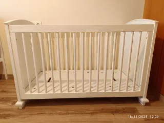 Cuna evolutiva Maison du Monde + colchón