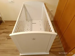 Cuna evolutiva Maison du Monde + colchón