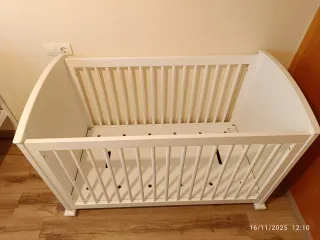 Cuna evolutiva Maison du Monde + colchón