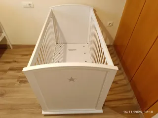 Cuna evolutiva Maison du Monde + colchón