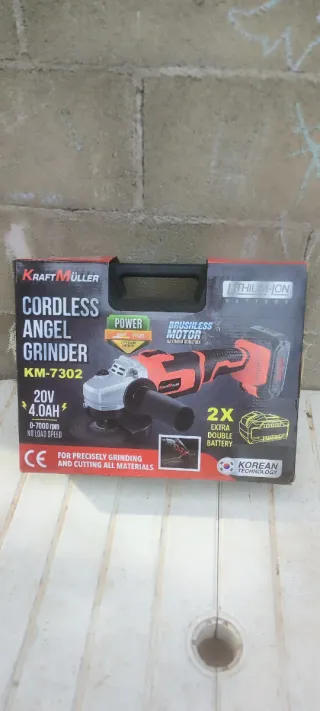 Amoladora Angular Inalámbrica KraftMüller