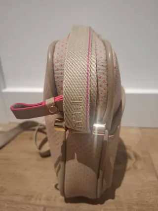 Bandolera Tous Beige y Rosa