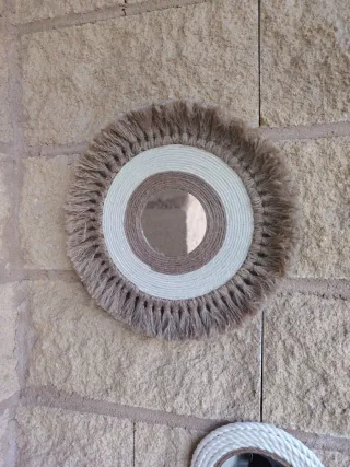 Espejo Decorativo Hecho a Mano