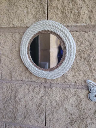 Espejo Decorativo Hecho a Mano