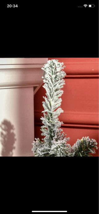 Árbol de Navidad Decorado Dorado y Verde