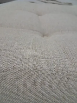 Cojín para silla beige