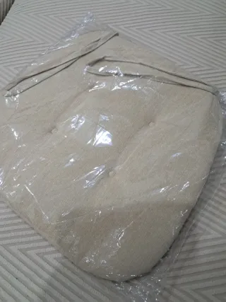 Cojín para silla beige