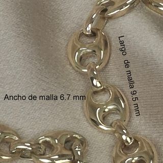 Collar Oro 18kt Calabrote (Cubano)