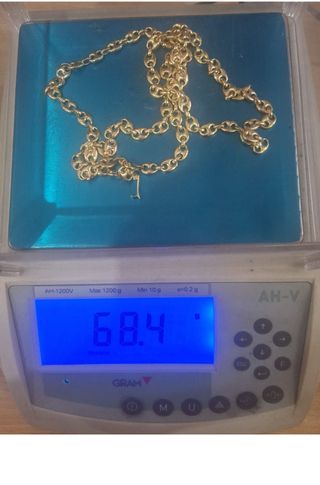 Collar Oro 18kt Calabrote (Cubano)