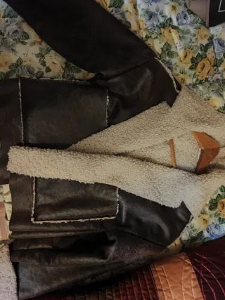 Chaqueta borreguito marrón