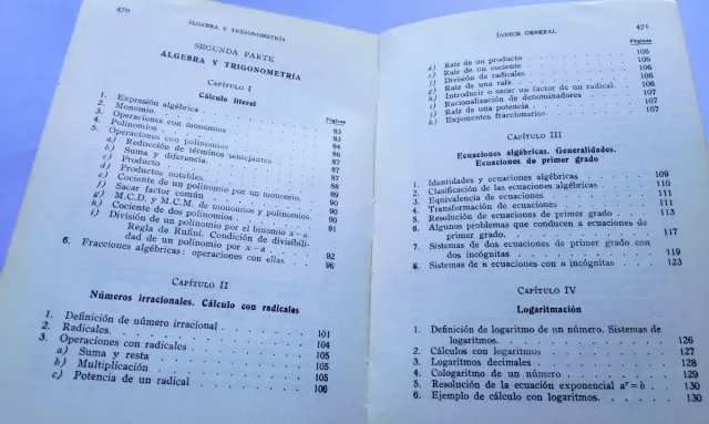 Matemáticas. Ed. Gassó.