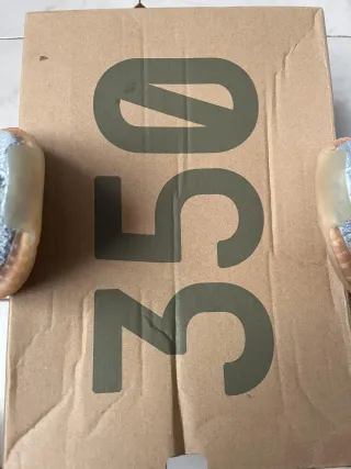 Adidas Yeezy Boost 350 V2 Gris Naranja Talla 35