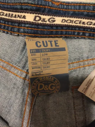 Jeans Dolce & Gabbana vita bassa donna