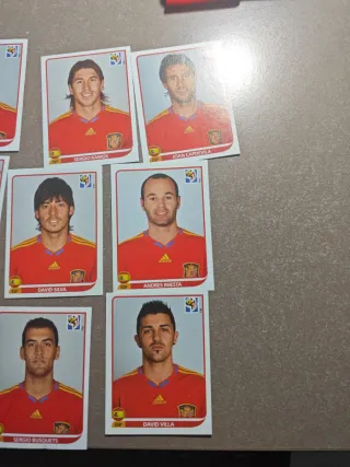 15 cromos España 2010 Panini