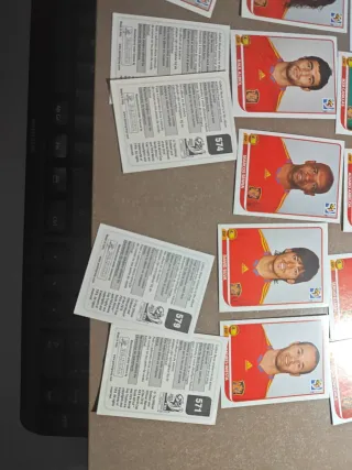 15 cromos España 2010 Panini