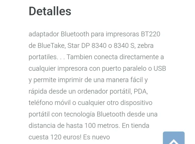 Adattatore Bluetooth BlueTake BT 220 per stampante