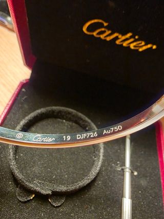 Pulsera Cartier Plata